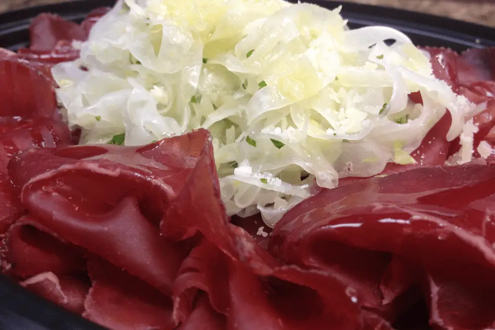 Bresaola and Shaved Fennel with Olive Oil