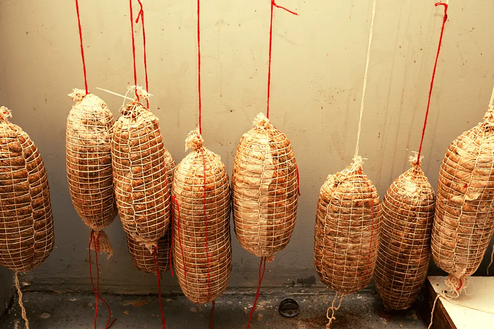 Capicola During the Curing Process