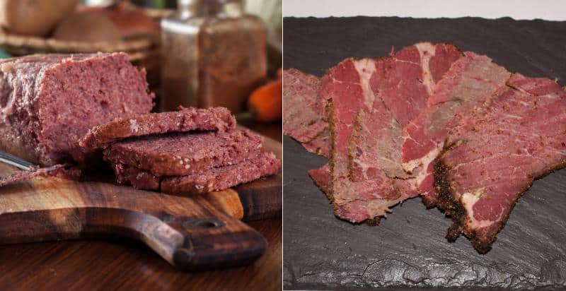 what is the difference between english and american corned beef