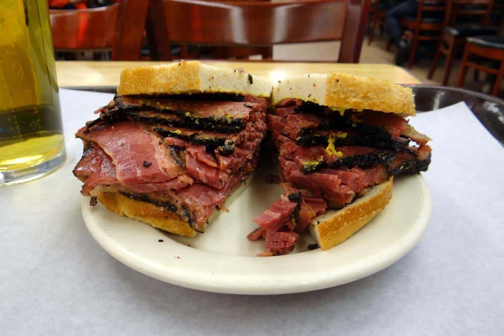 Pastrami Sandwich with Thick Slices