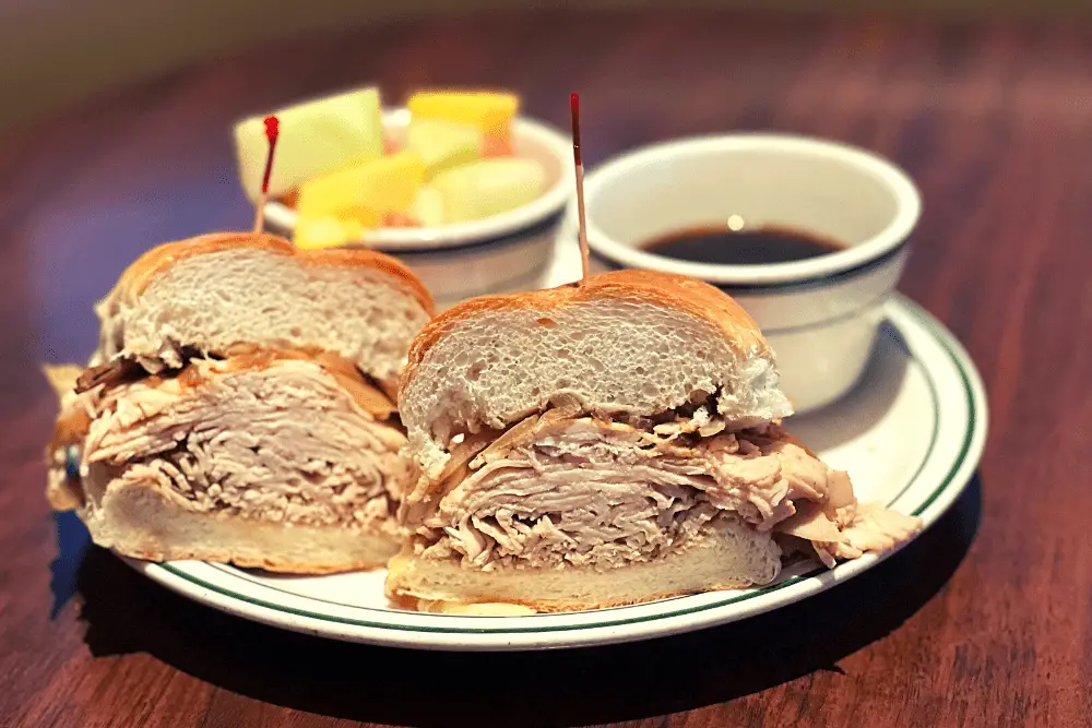 Brents Deli - TURKEY FRENCH DIP WITH SAUTÉED ONIONS