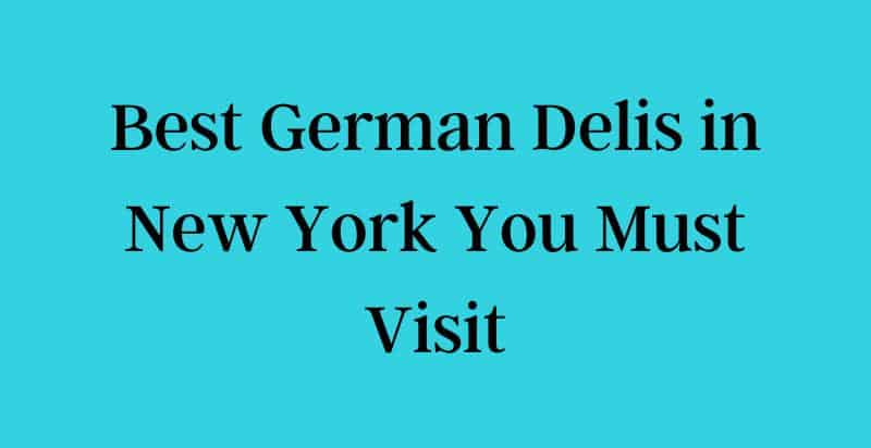 New York German Delis